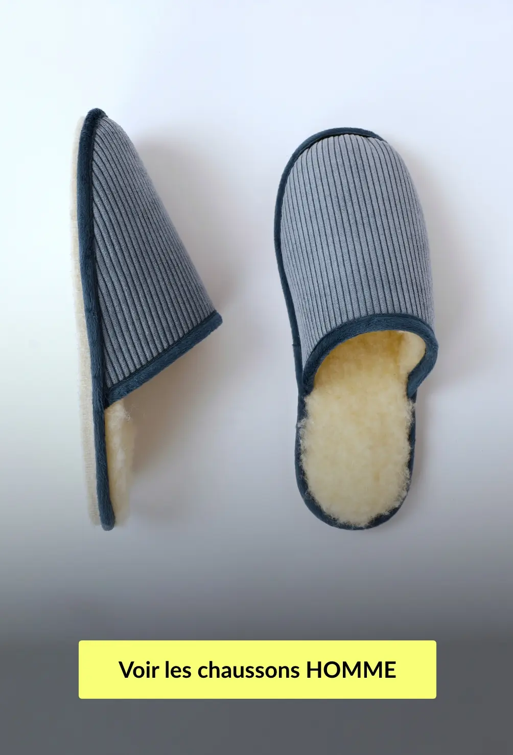 Sélection de chaussons pour homme