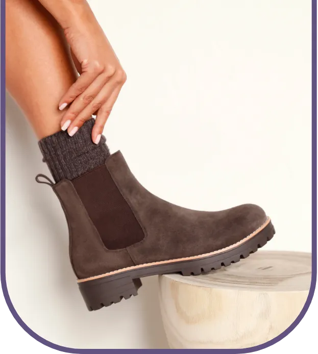 Boots Chelsea croûte de cuir à semelle crantée, robustes et stylées en promotion – Blog Blancheporte