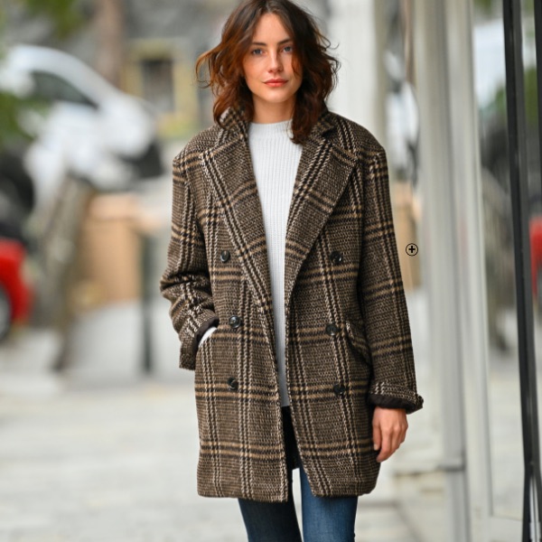 manteau oversize pas cher