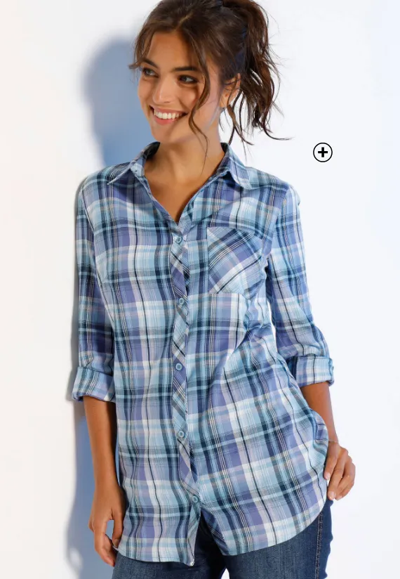 Chemise en flanelle à carreaux – look oversize casual et chaleureux | Blog Blancheporte