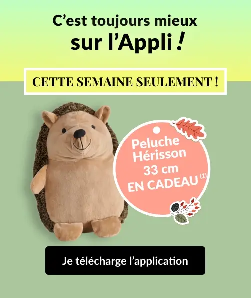 Téléchargez l'application mobile Blancheporte pour faire votre shopping