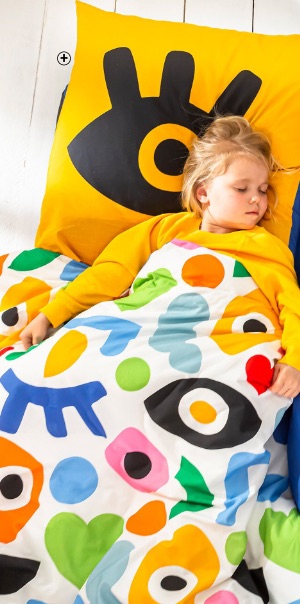 Linge de lit enfant 1 personne Multico Linge de lit enfant 1 personne Multico en coton blanc pas cher | Collection Blancheporte x LEM