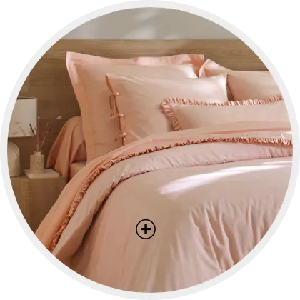 Parure de lit unie en percale de coton, l’exemple parfait pour comprendre comment choisir sa parure de lit douce et résistante | Blog Blancheporte