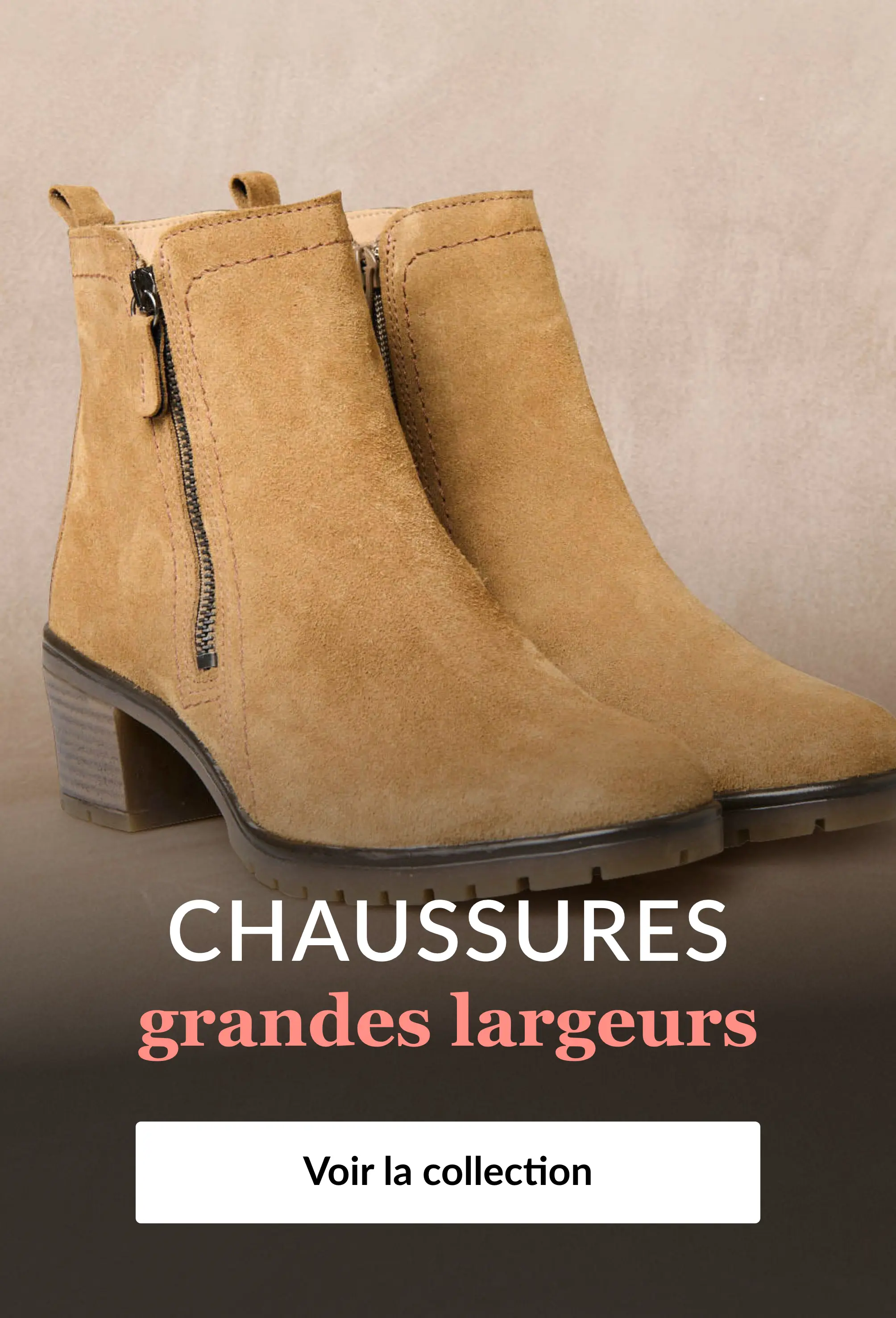 Découvrez notre sélection de chaussures larges sur Blancheporte.fr
