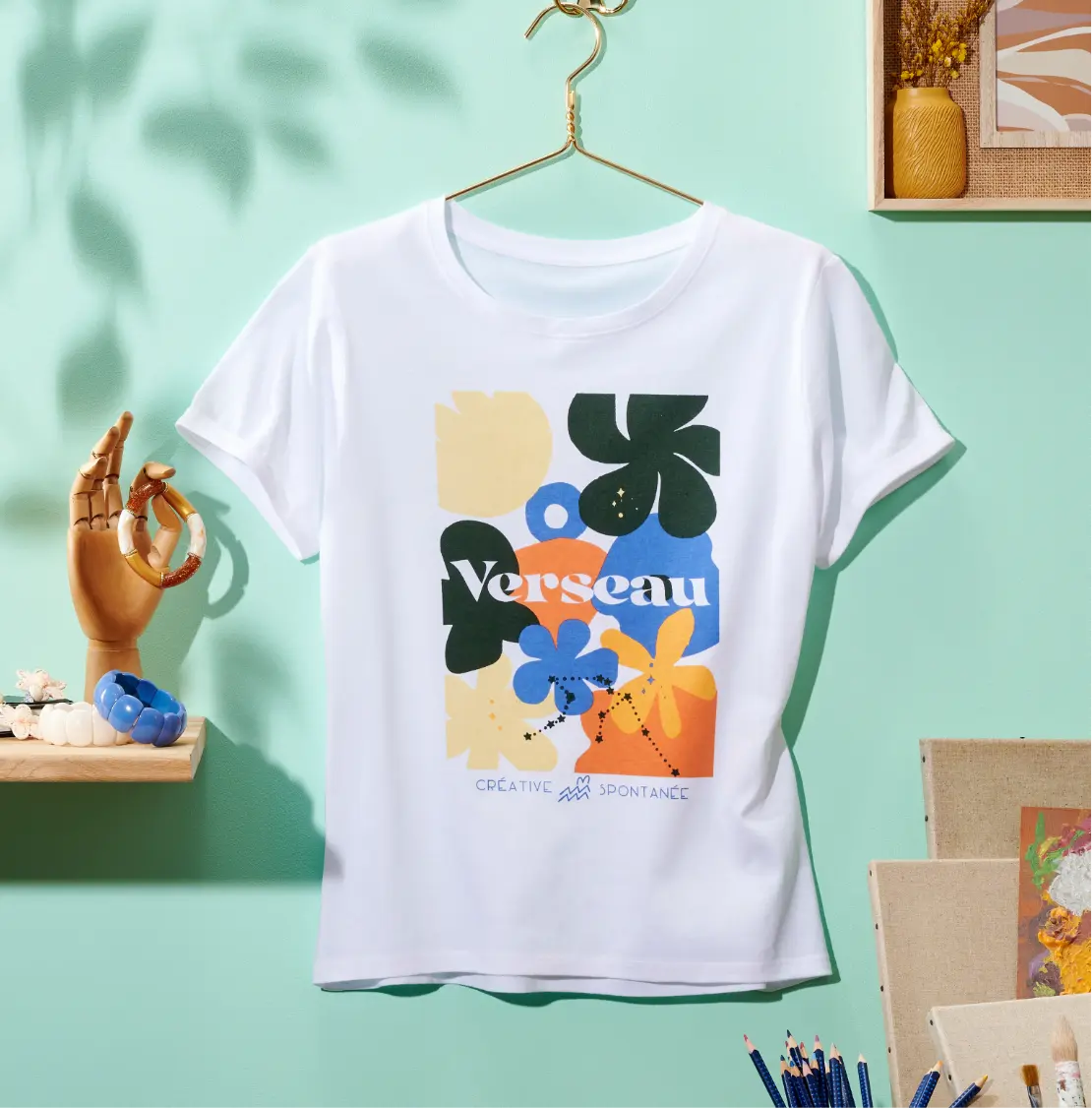 T-shirt astro signe verseau | Blancheporte