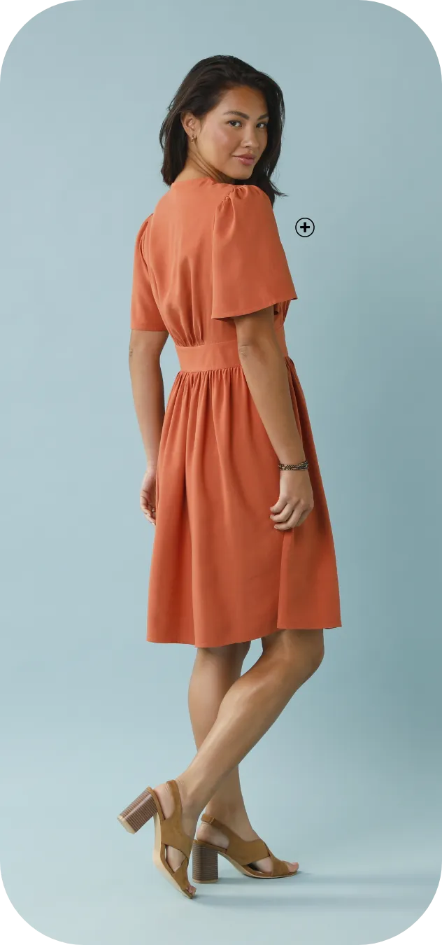 Robe courte boutonnée unie, Spécial Petites | Blancheporte