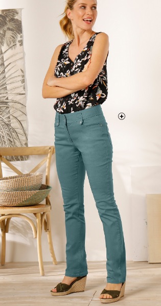 Blancheporte pantalon on sale femme taille haute