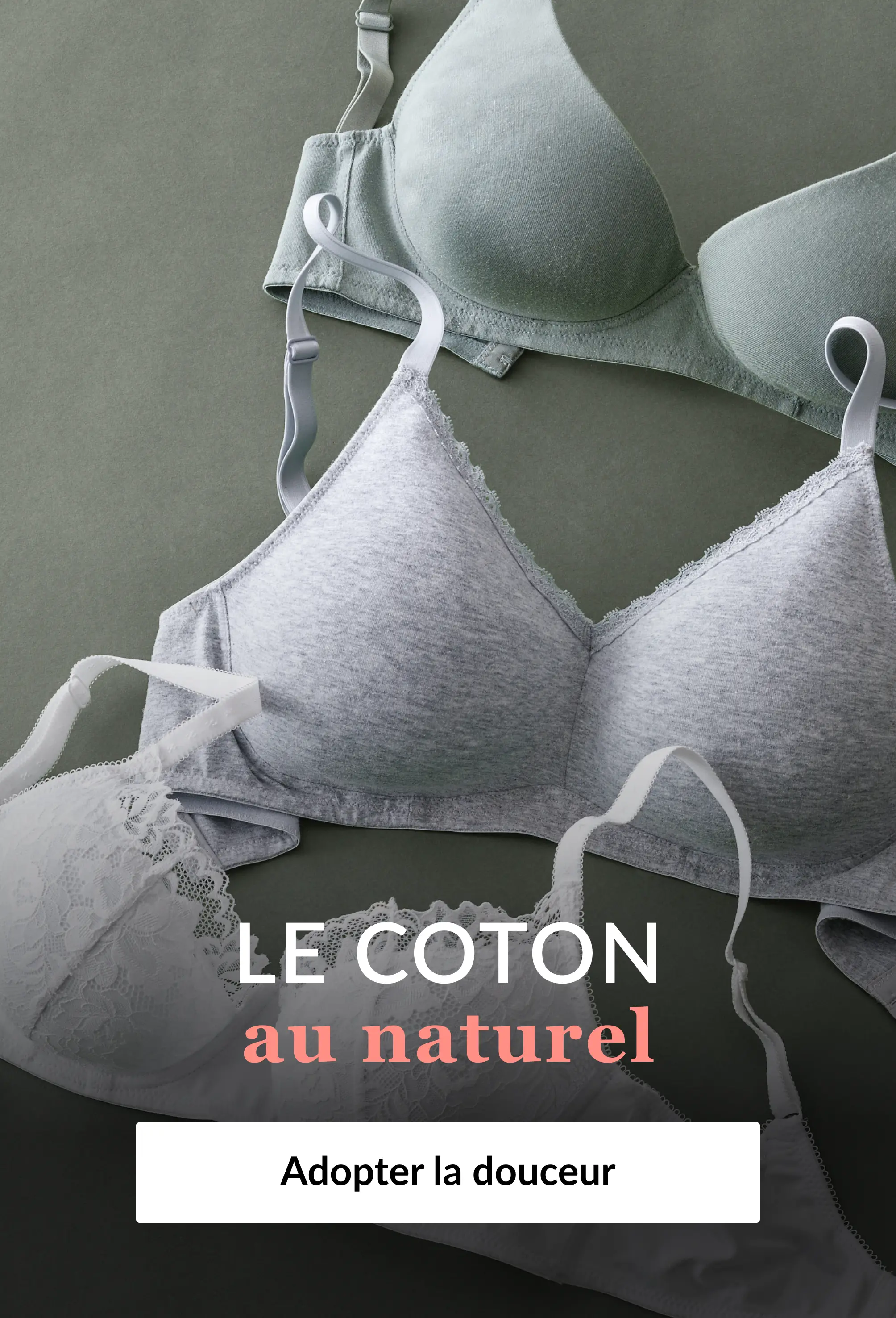 Adoptez la douceur du coton au naturel sur Blancheporte.fr