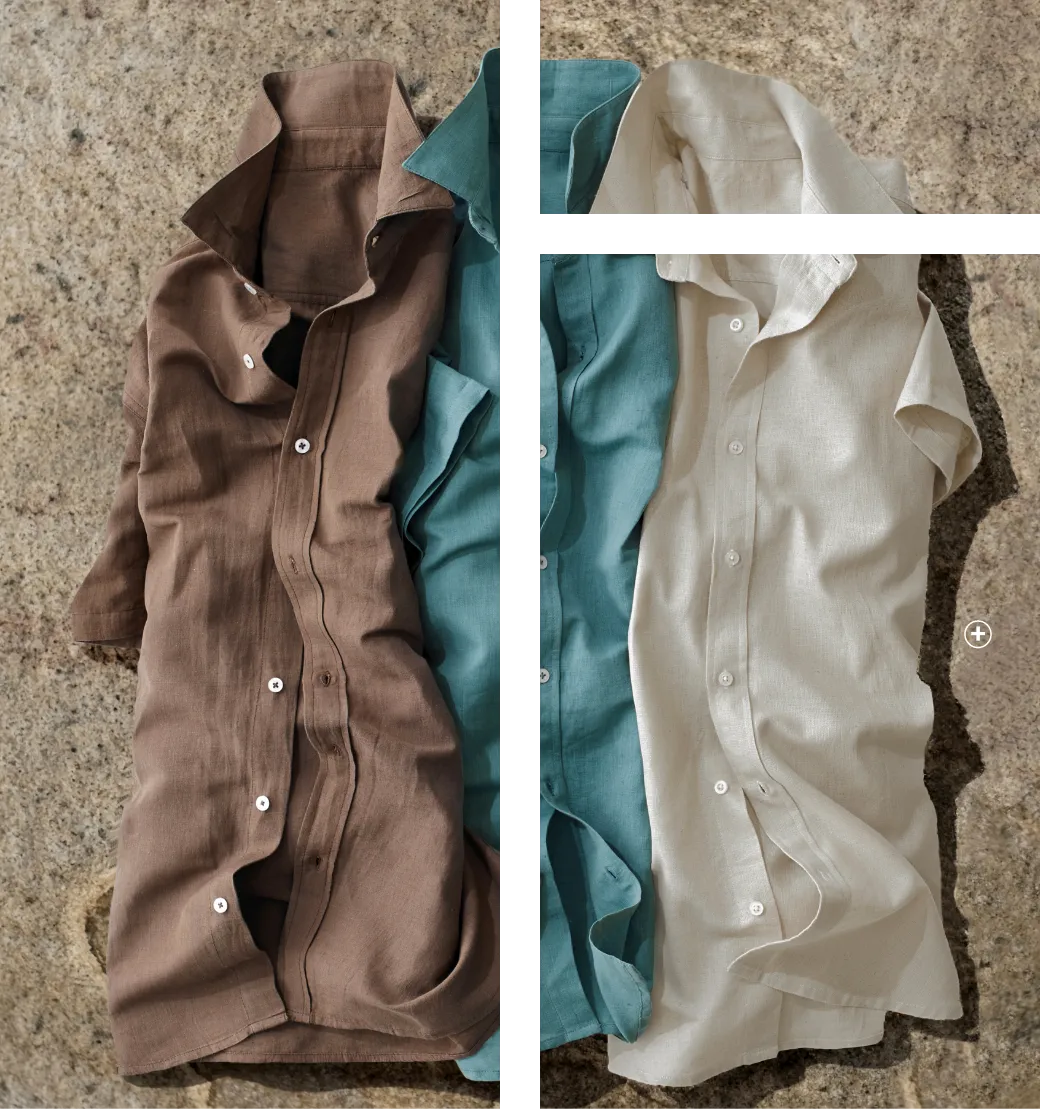 Chemise en coton et lin à manches courtes pour homme, illustration du bon ajustement selon la morphologie – Blog Blancheporte