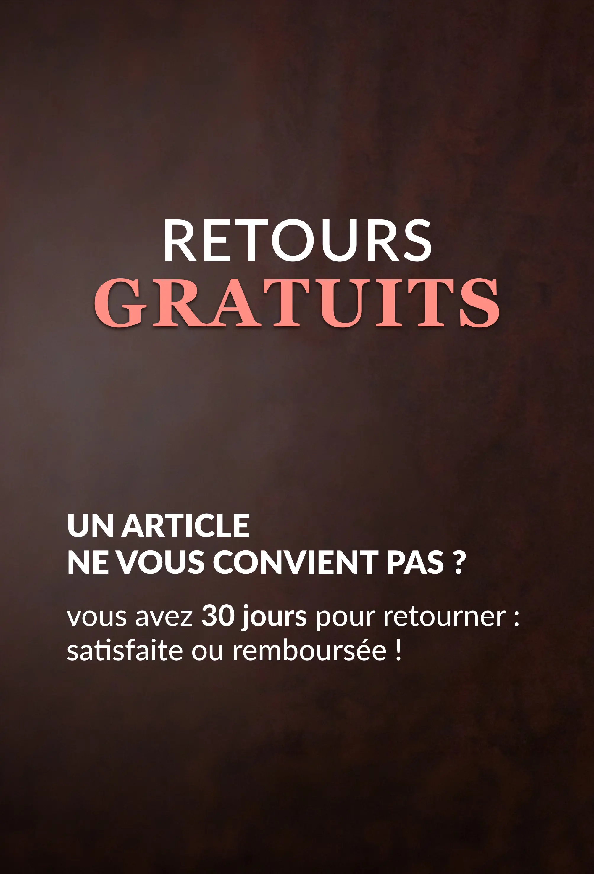 Profitez de nos retours gratuits sur Blancheporte.fr