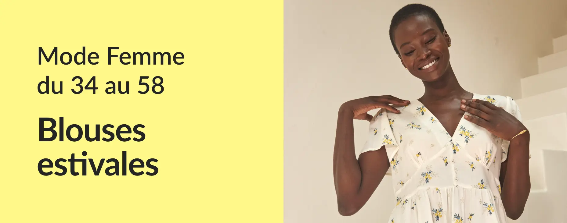 Craquez pour la blouse chez Blancheporte, la pièce indispensable de l'été du 34 au 58