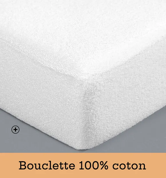Protège-matelas molleton absorbant 200 g/m² avec housse 30 cm, astuce pour bien choisir son protège-matelas | Blancheporte