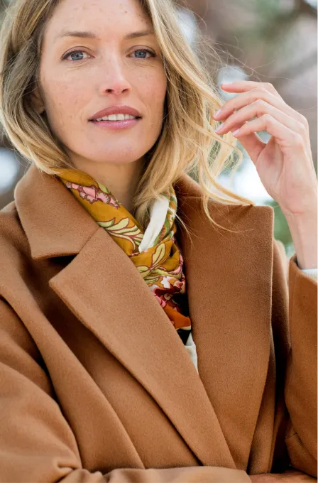 Manteau mi-long à col tailleur, boutonnage croisé - Blog Blancheporte