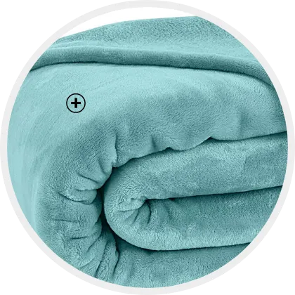 Couverture microfibre ultra douce et légère, parfaite pour un confort cocooning au quotidien | Blancheporte