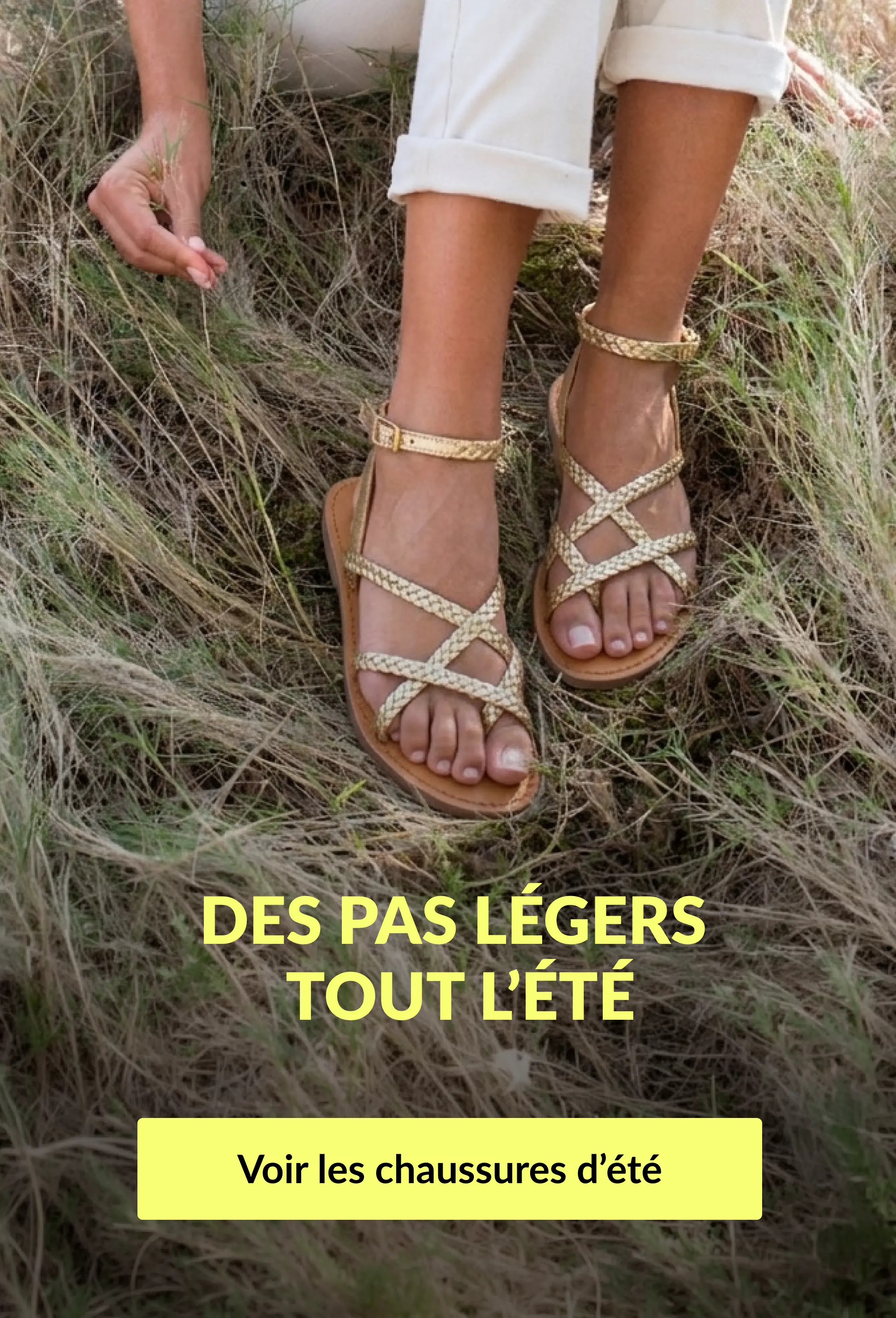 Découvrez notre sélection chaussures d'été sur Blancheporte.fr