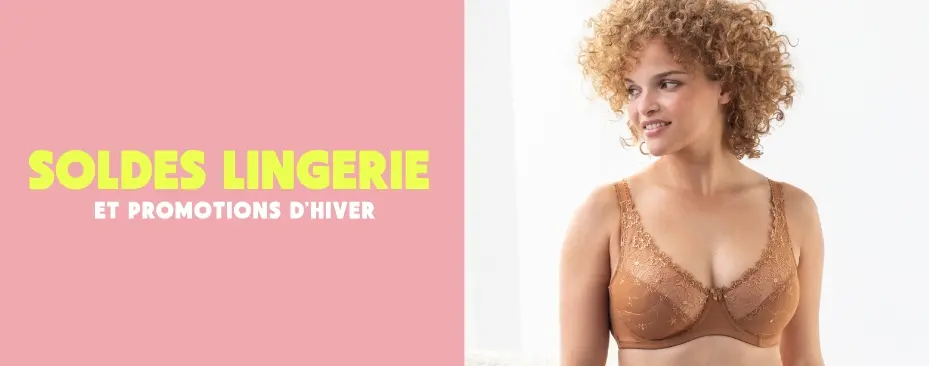 Profitez des soldes lingerie jusqu'à -70%