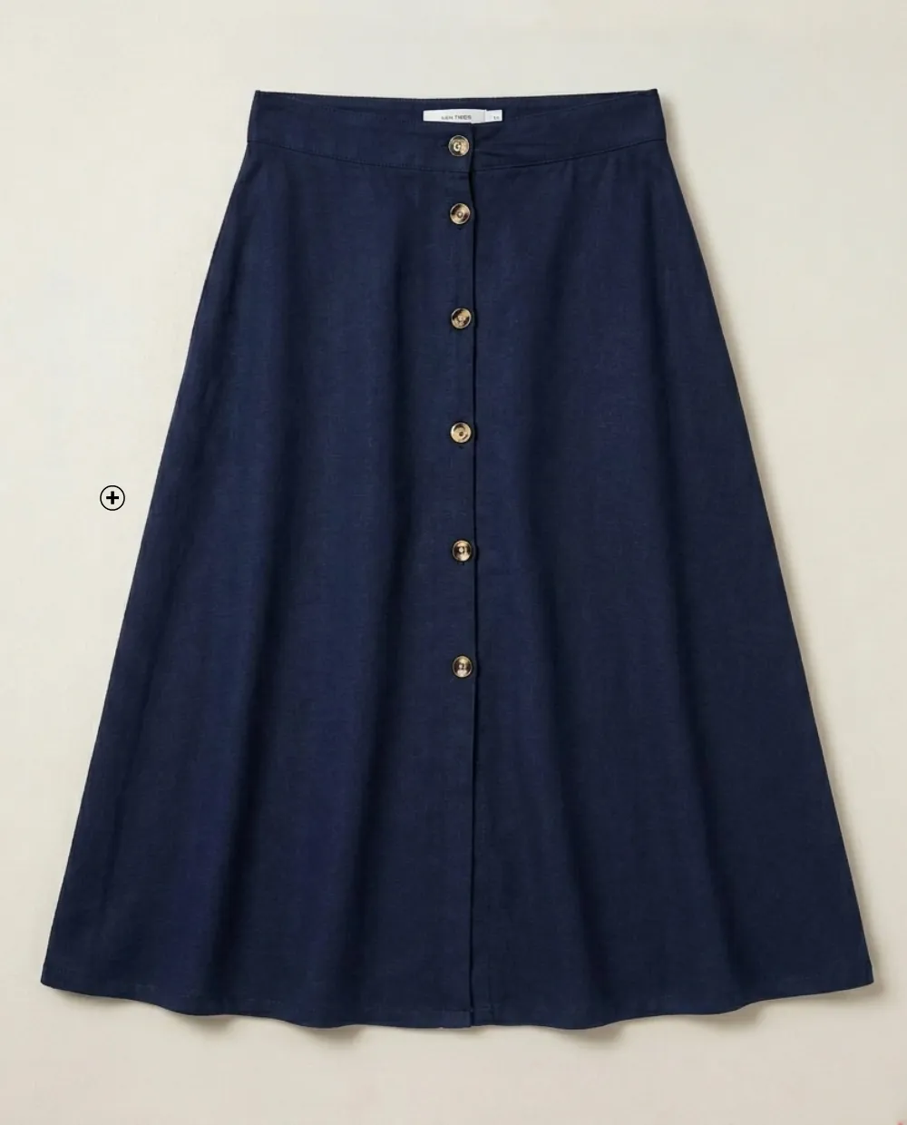 Jupe boutonnée fluide femme unie, coupe droite, spéciale petites, coloris kaki - Blog Blancheporte