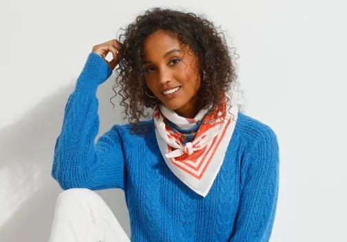Craquez pour notre collection de foulards femme écoresponsables made in France