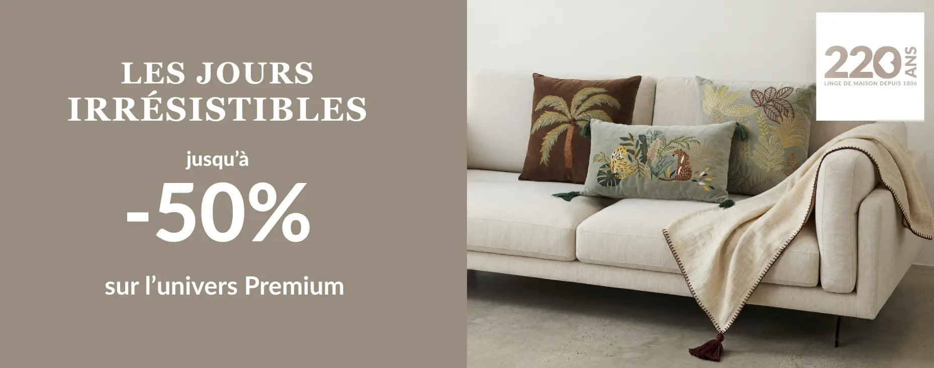 Les jours irrésistibles Blancheporte : découvrez notre sélection Maison premium