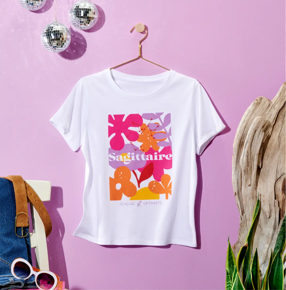 T-shirt astro signe sagittaire | Blancheporte