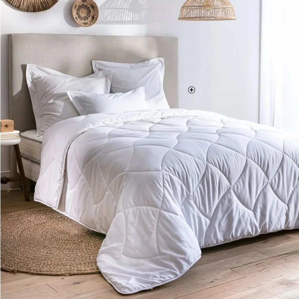 Couette naturelle en alpaga 350g/m² blanche pas cher | Blancheporte