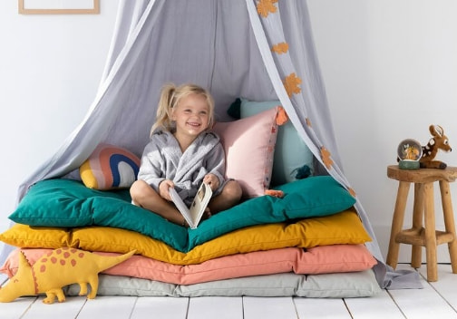 Découvrez nos collections enfant : linge de lit, linge de bain, décoration...