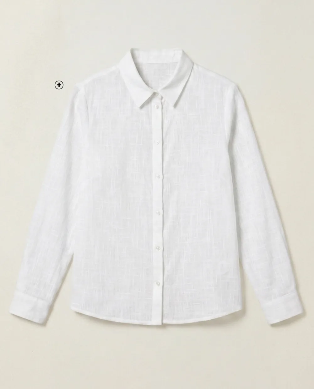 Chemise femme unie blanche, coupe droite spécial petites, manches longues, 100 % coton - Blog Blancheporte
