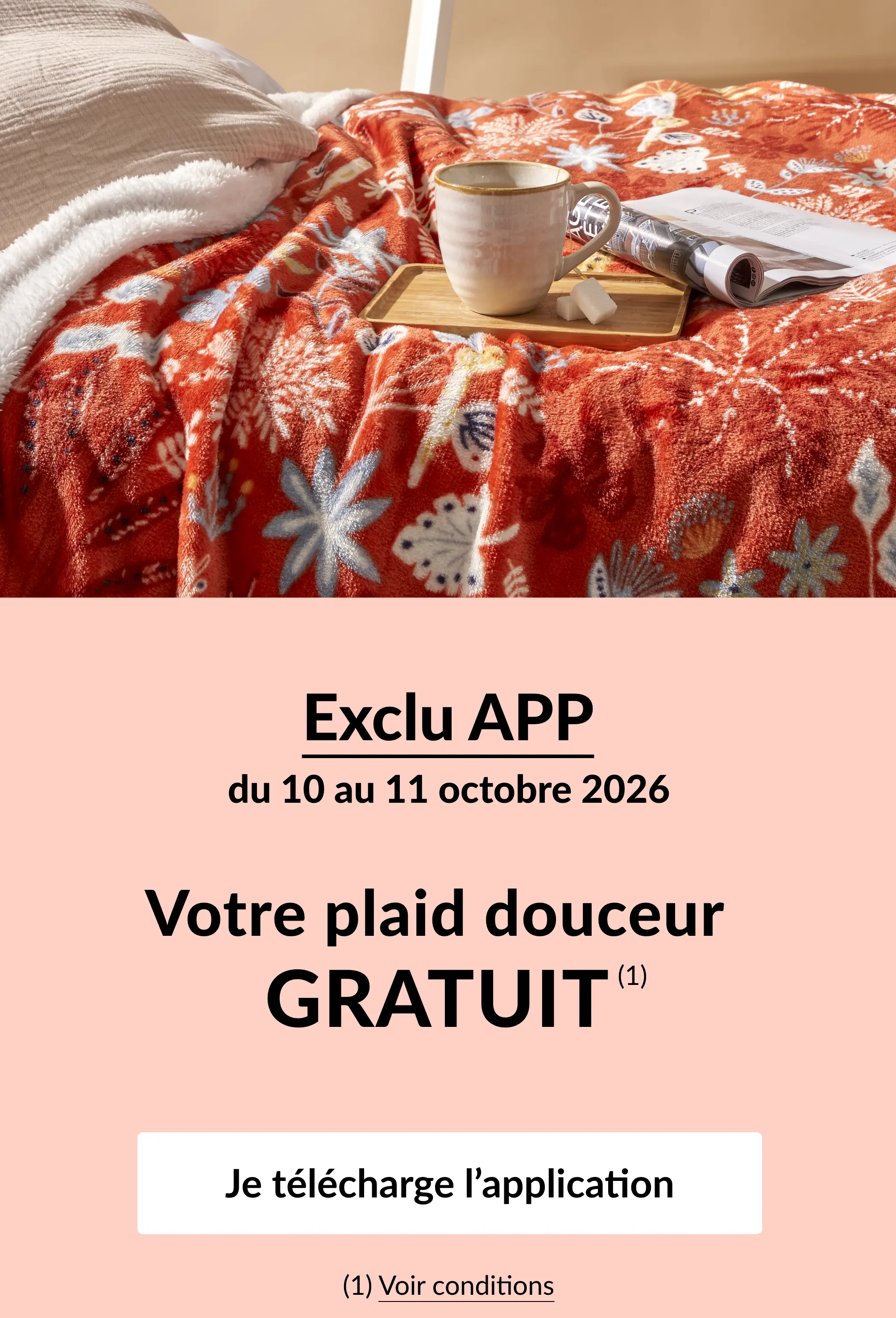 En exclu app, deux trousses gratuites pour toute commande