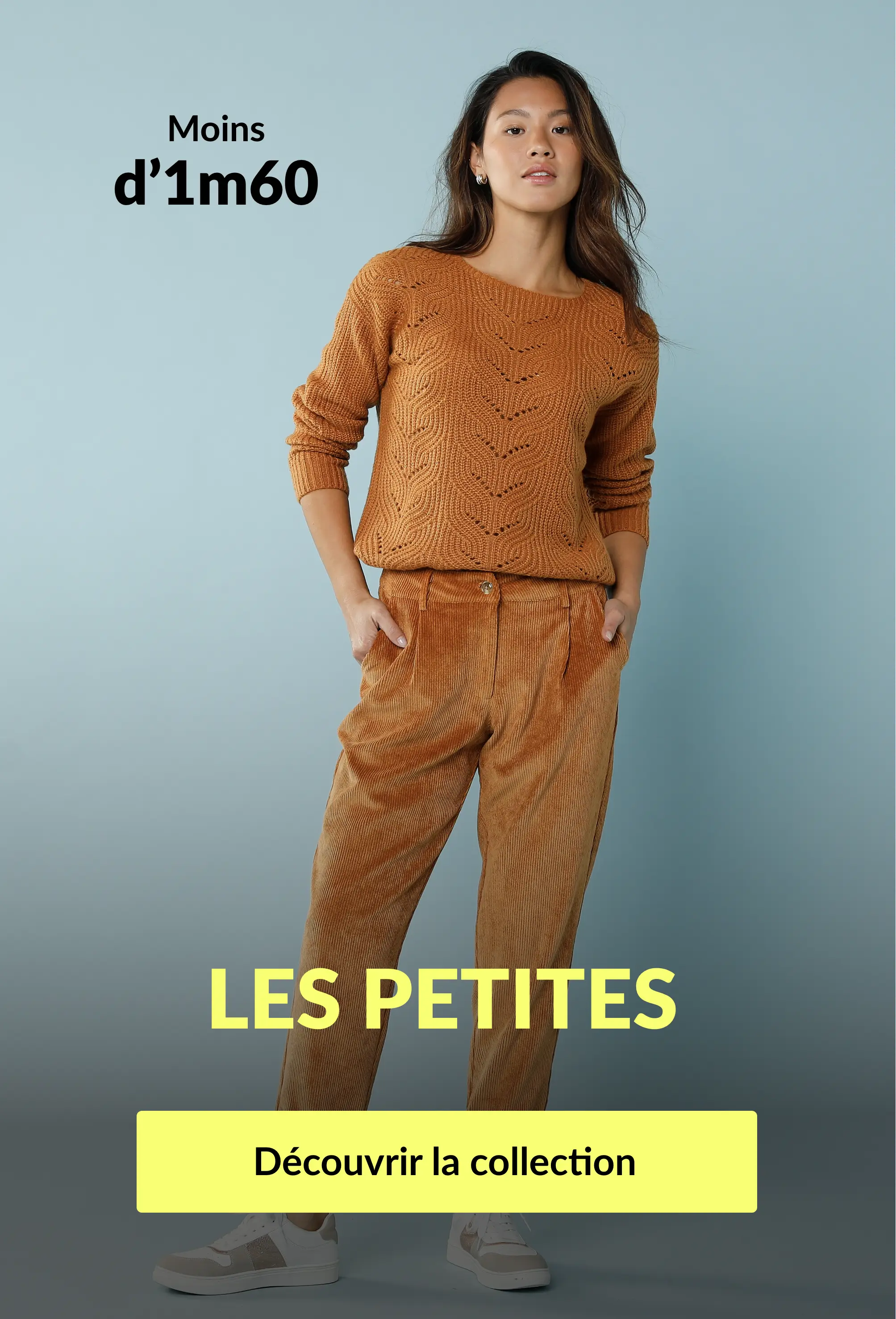 Explorez notre collection mode femme spéciale petites tailles