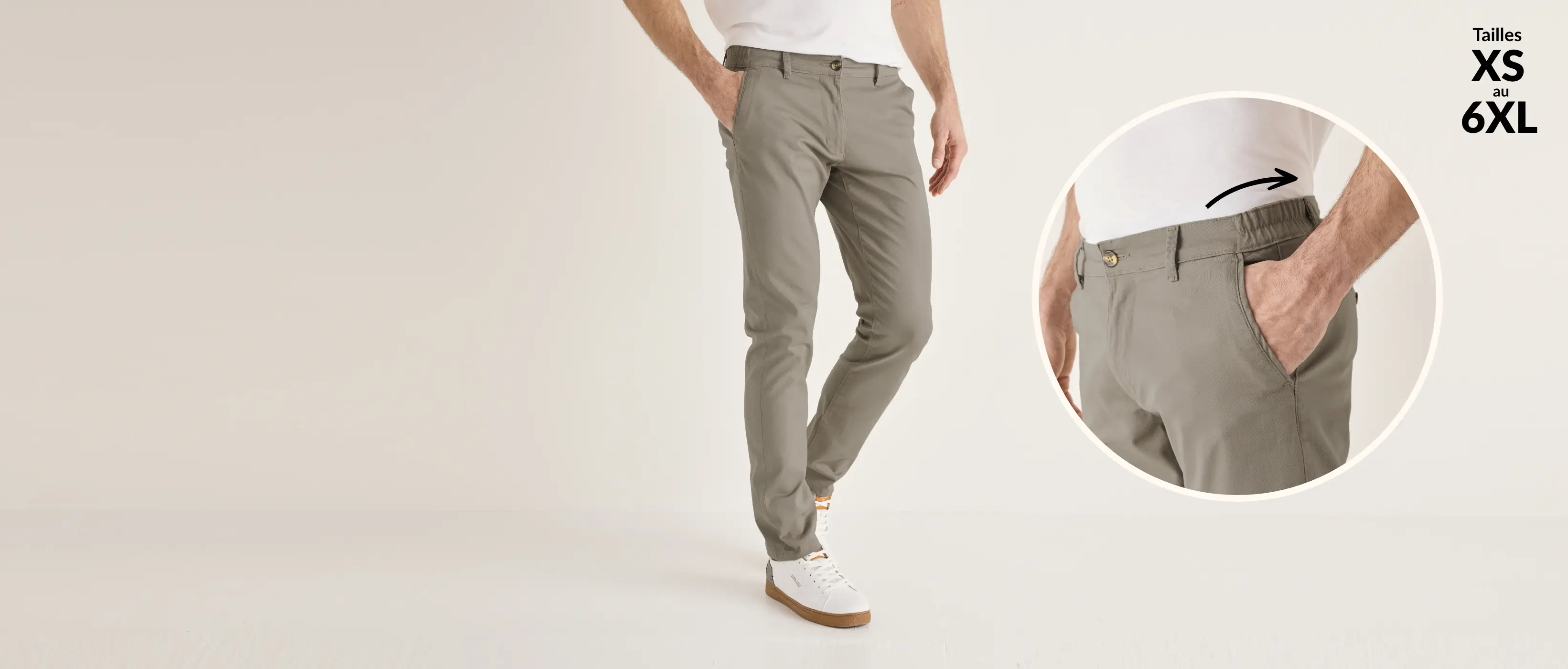 Profitez d'une sélection de pantalons confortables pour homme