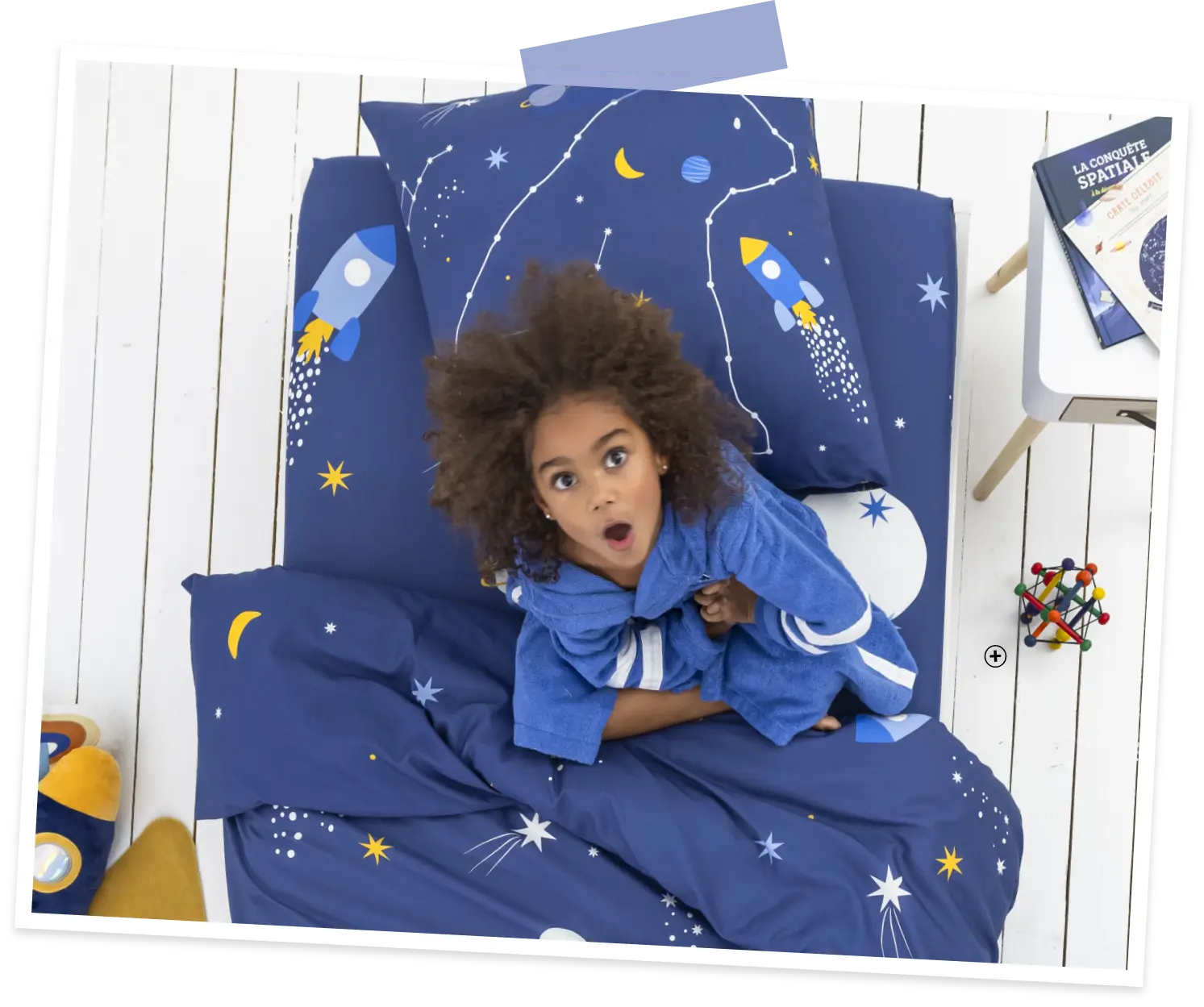 Linge de lit pour enfant imprimé étoiles pas cher | Blancheporte