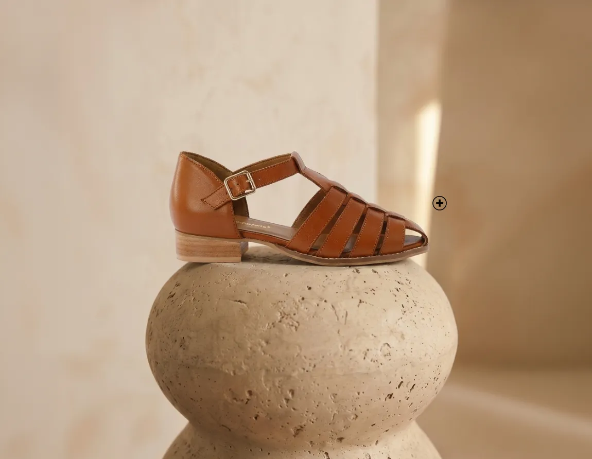 Sandales en cuir plates - Blog Blancheporte