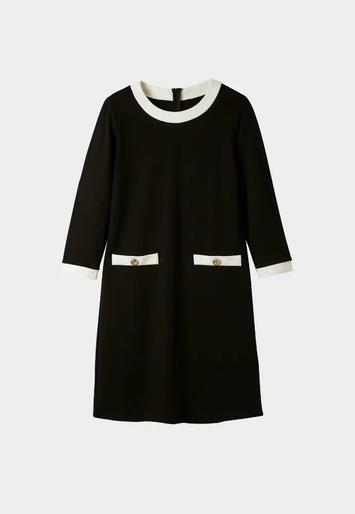 Robe bicolore maille milano Blancheporte