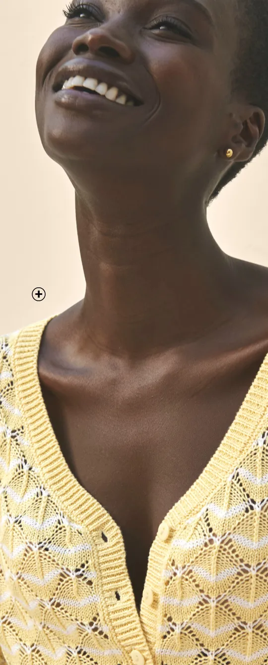 Pull jaune à col tunisien - Blog Blancheporte