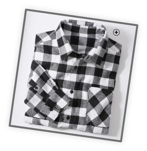 Chemise à carreaux écossais en flanelle pour homme, exemple de volume et de confort selon la taille choisie – Blog Blancheporte
