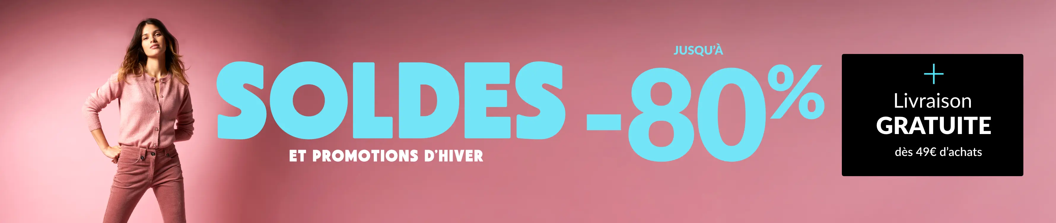 Soldes et promotions d'hiver jusqu'à -80% sur le site !