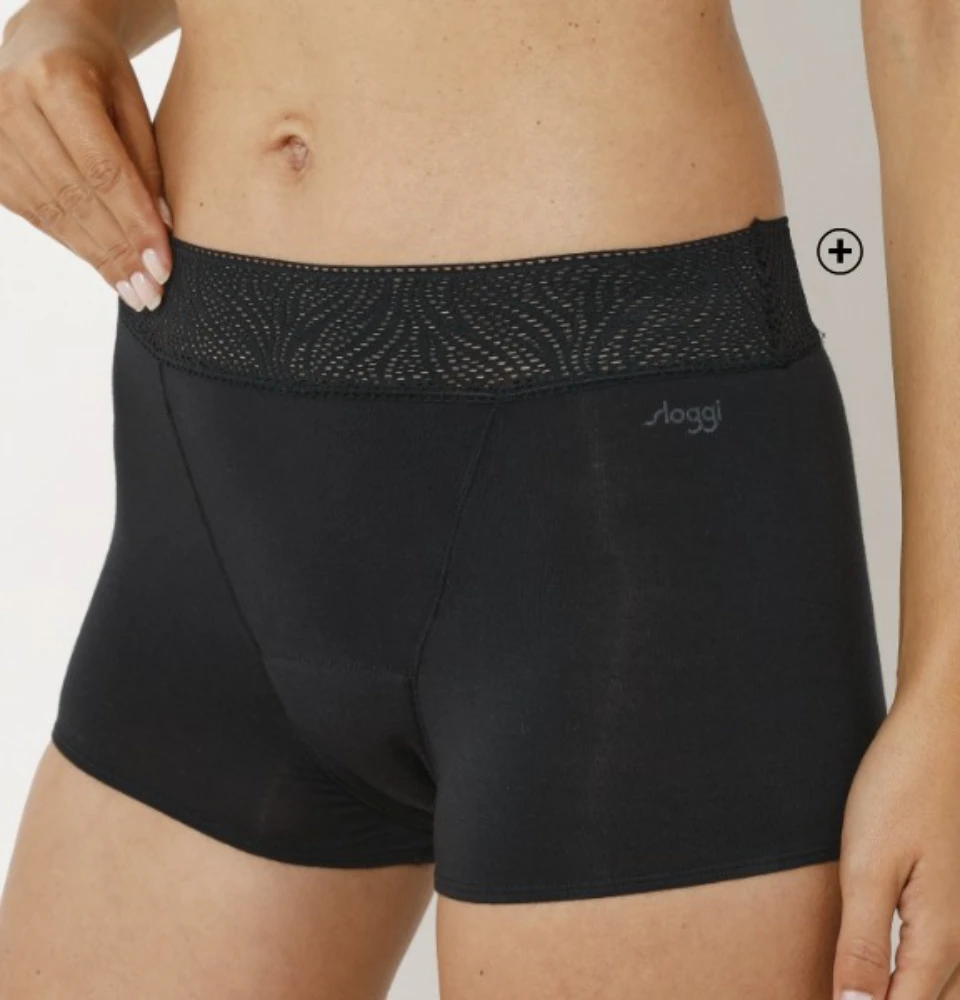 Shorty menstruel emboîtant Shorty menstruel emboîtant Sloggi® noir pas cher | Blancheporte