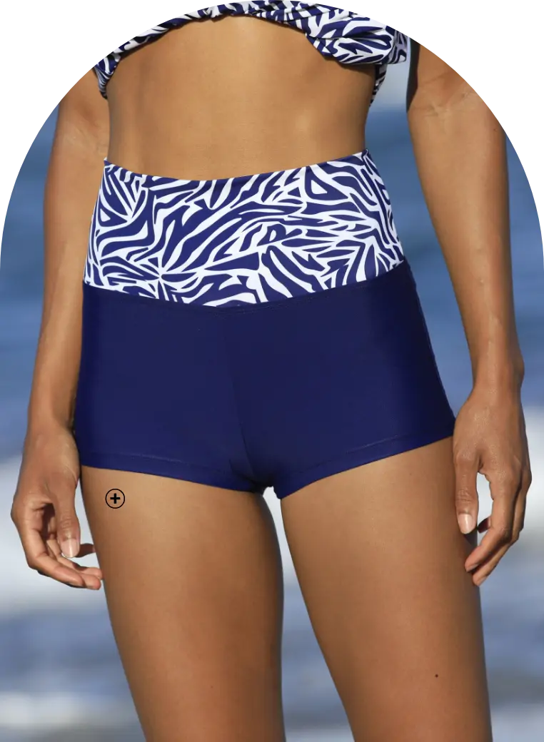 Boxer de bain modulable imprimé zèbre femme - Blog Blancheporte