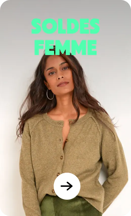 Soldes femme jusqu'à -75%