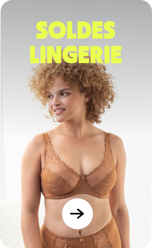 Soldes lingerie jusqu'à -70%