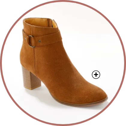 Boots à talon cuir suédé – confort et largeur adaptée pour bien choisir ses chaussures selon la largeur du pied | Blog Blancheporte
