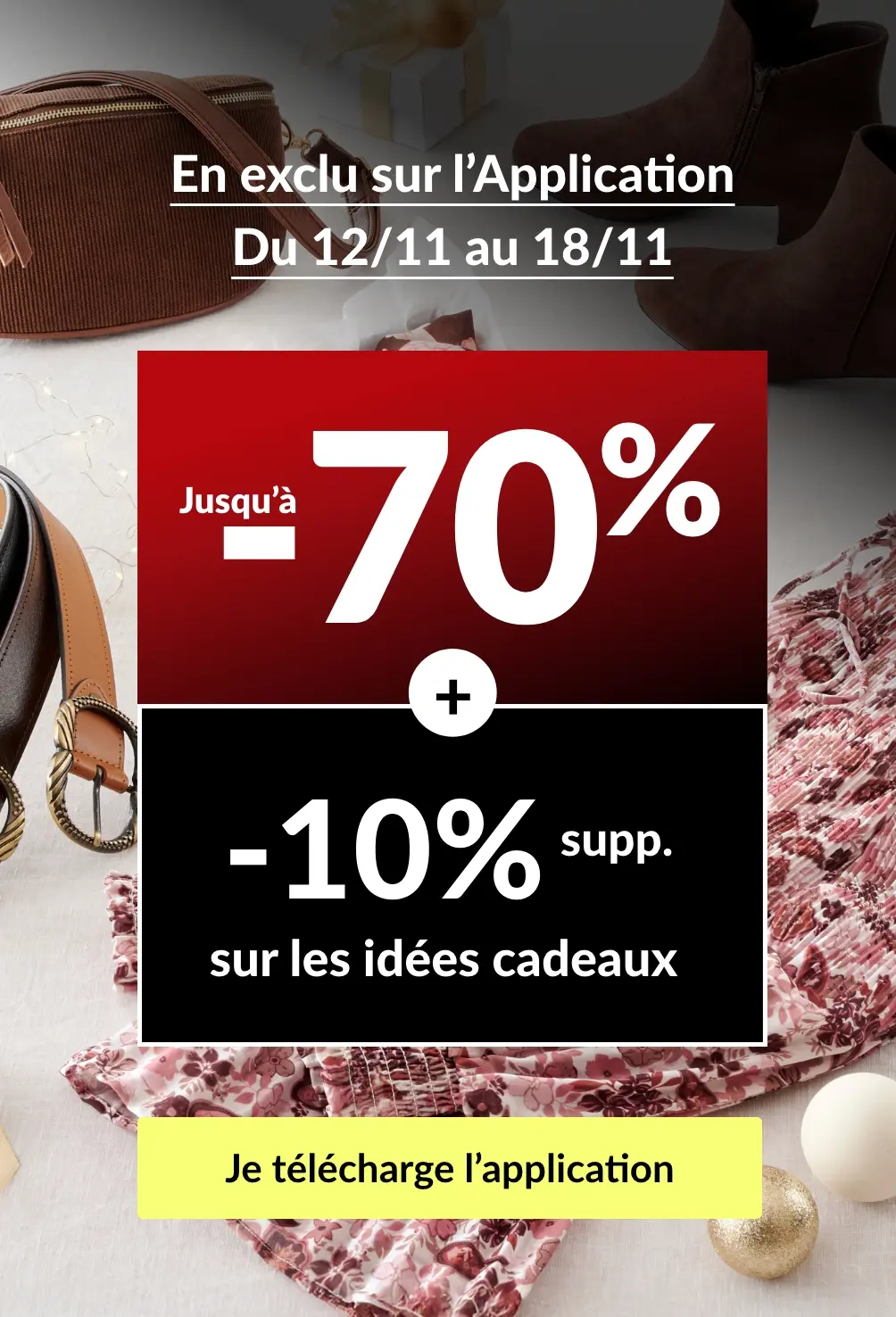 Profitez de -10% supplémentaire sur l'application mobile sur nos sélections d'idées cadeaux