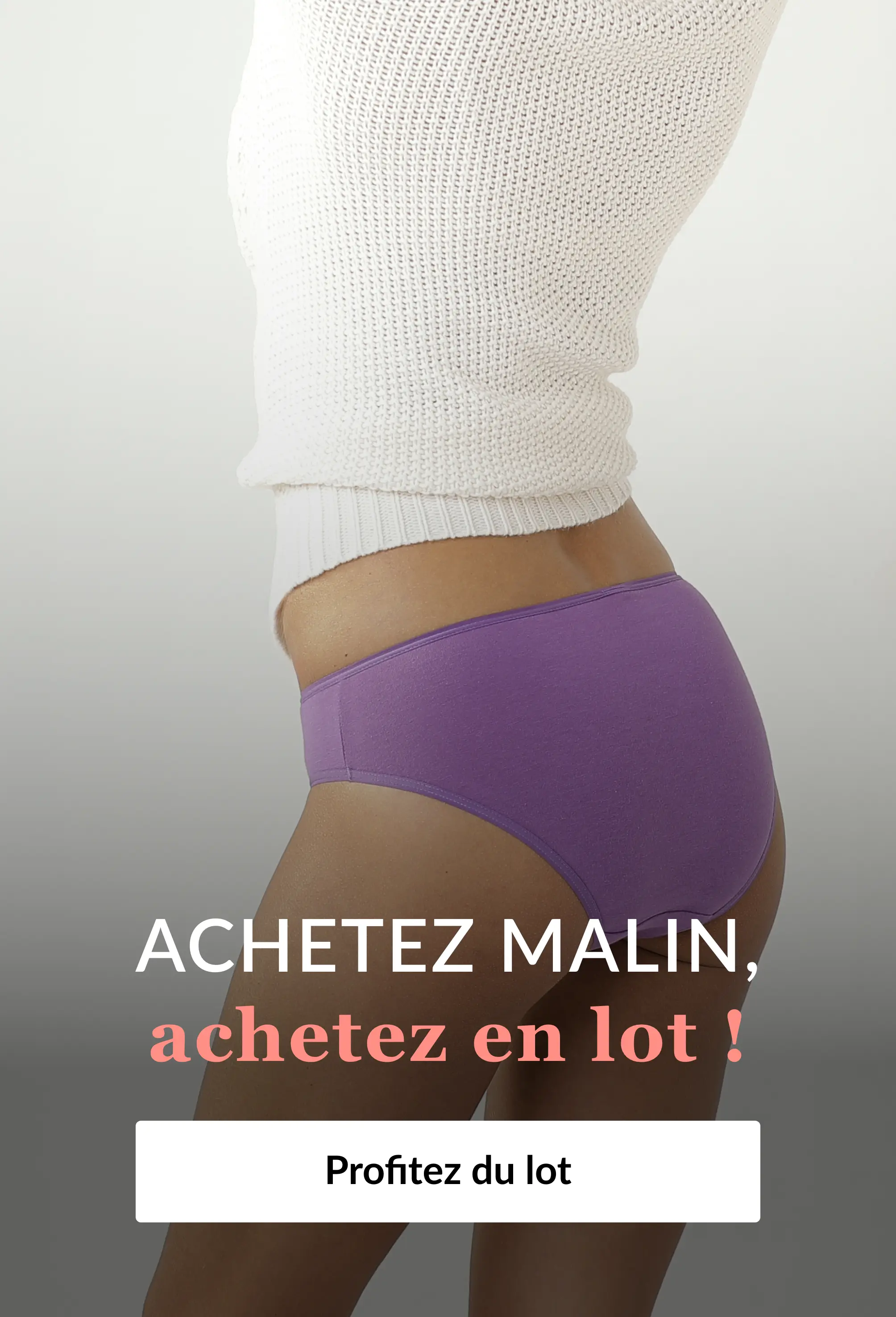 Découvrez nos lots de culottes sur Blancheporte.fr