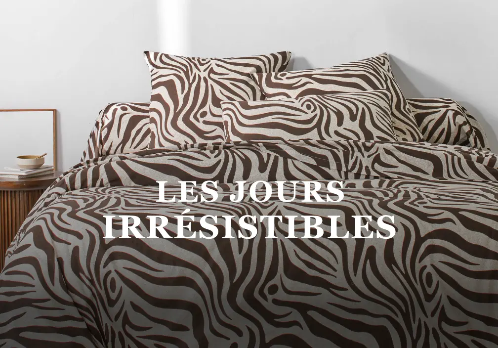Les jours irrésistibles chez Blancheporte : jusqu'à -50% sur une sélection de produits aux motifs animalier