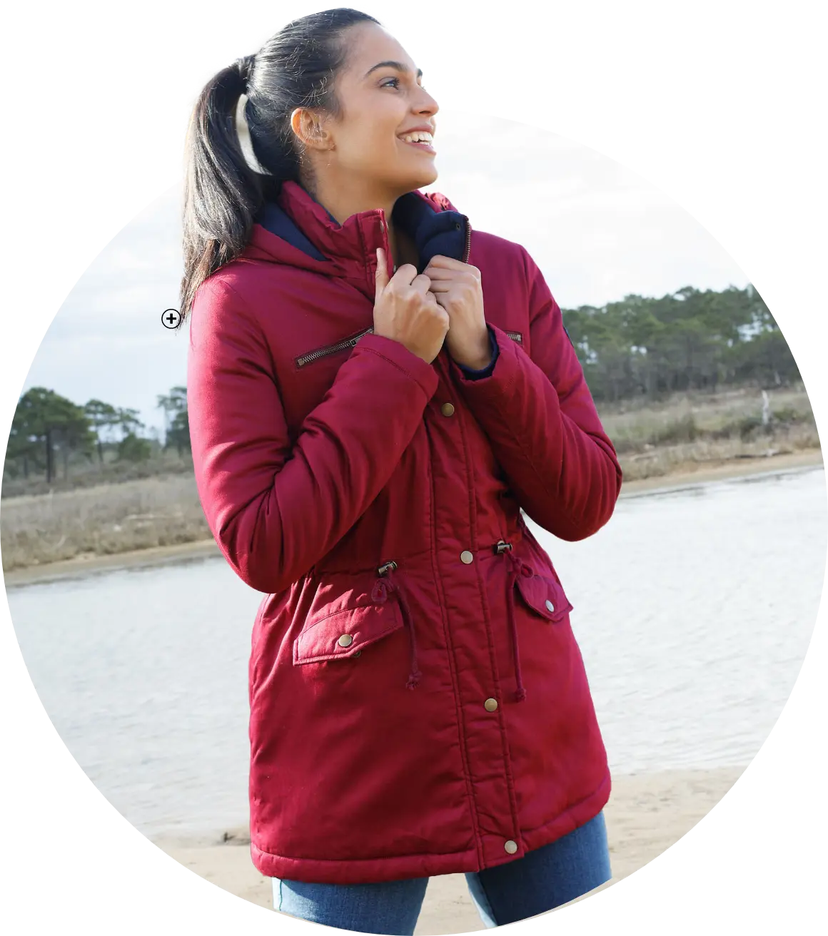 Parka déperlante doublée maille polaire, longueur étudiée pour équilibrer la silhouette selon la morphologie – longueur de parka femme | Blog Blancheporte
