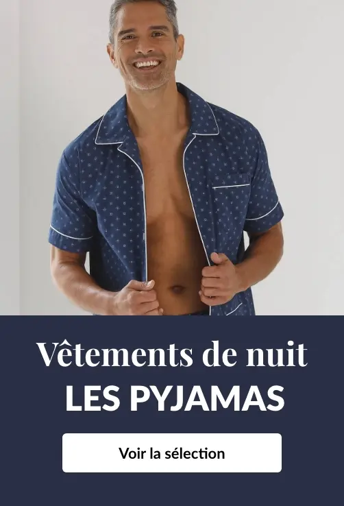 Craquez pour nos pyjamas pour homme chez Blancheporte