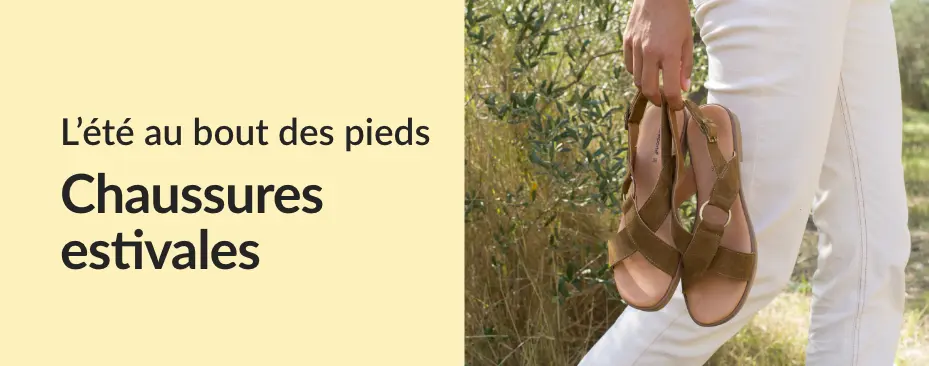 Craquez pour notre large collection de sandales pour femme, jusqu'au 42 : idéal pour l'été !