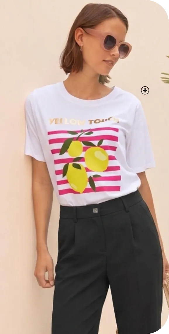 T-shirt loose imprimé - Blog Blancheporte