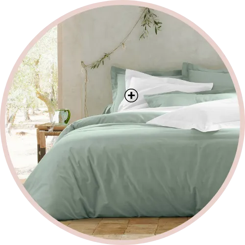 Drap-housse uni polyester-coton Colombine, entretien facile et très résistant – Blog Blancheporte