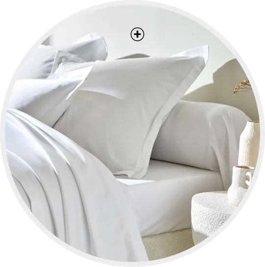 Linge de lit satin uni avec oreiller raffiné pour nuits élégantes | Comment choisir son oreiller ? – Blancheporte